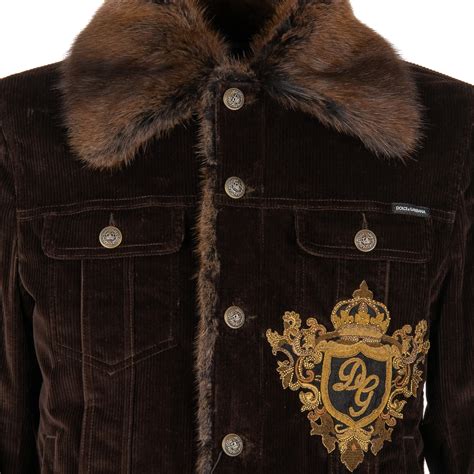 dolce gabbana jacke mit pelz|Dolce & Gabbana .